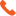 Orange telephone icon